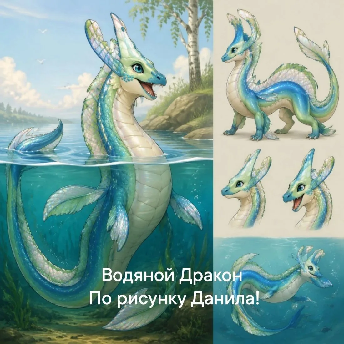 Подходит внук со своим рисунком на листке, карандашом нарисован змей, просил -" Бабушка...