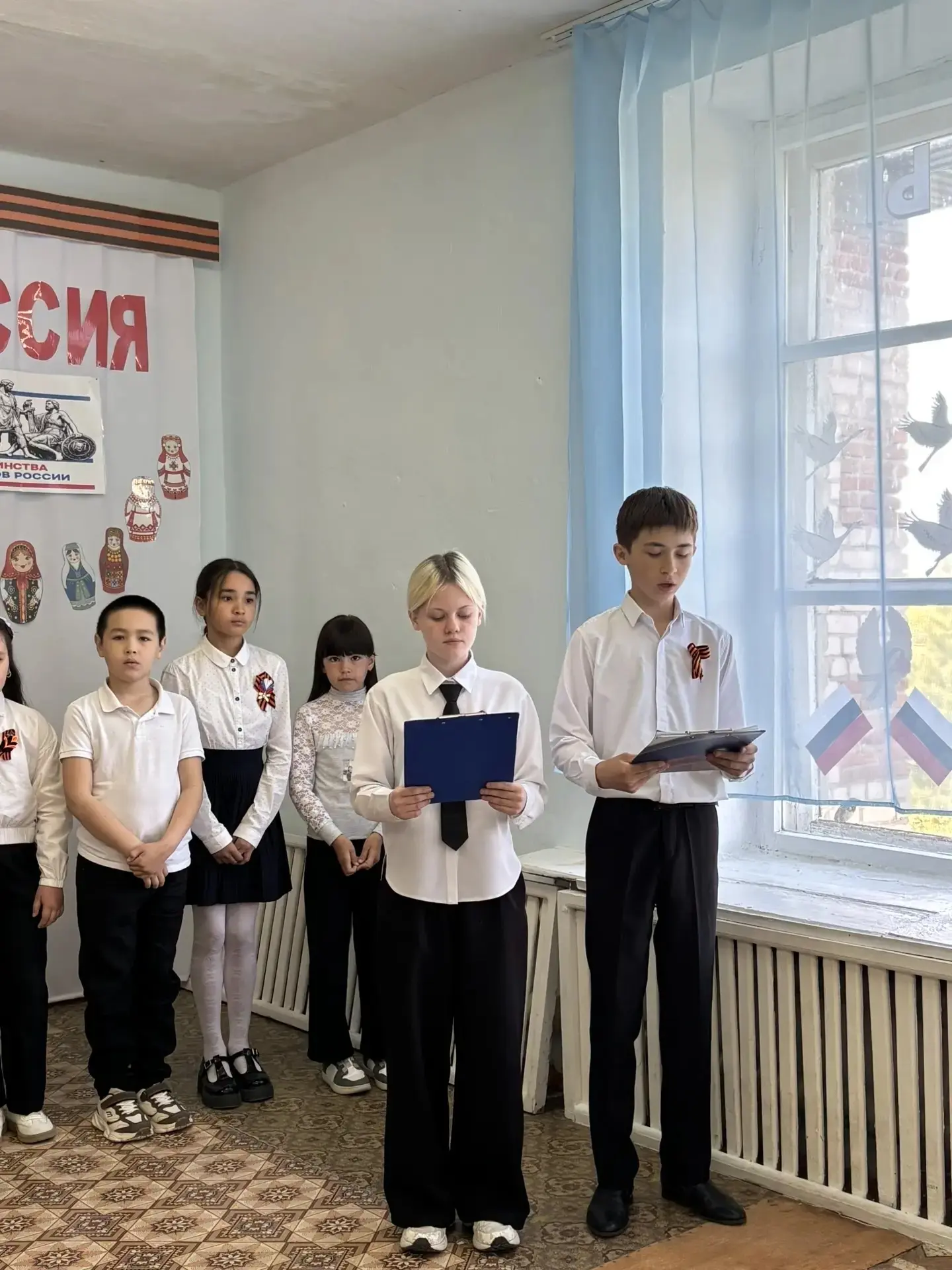 81‑я годовщина Великой Победы!
Сегодня в нашей школе состоялась торжественная линейка, посвящённая 8