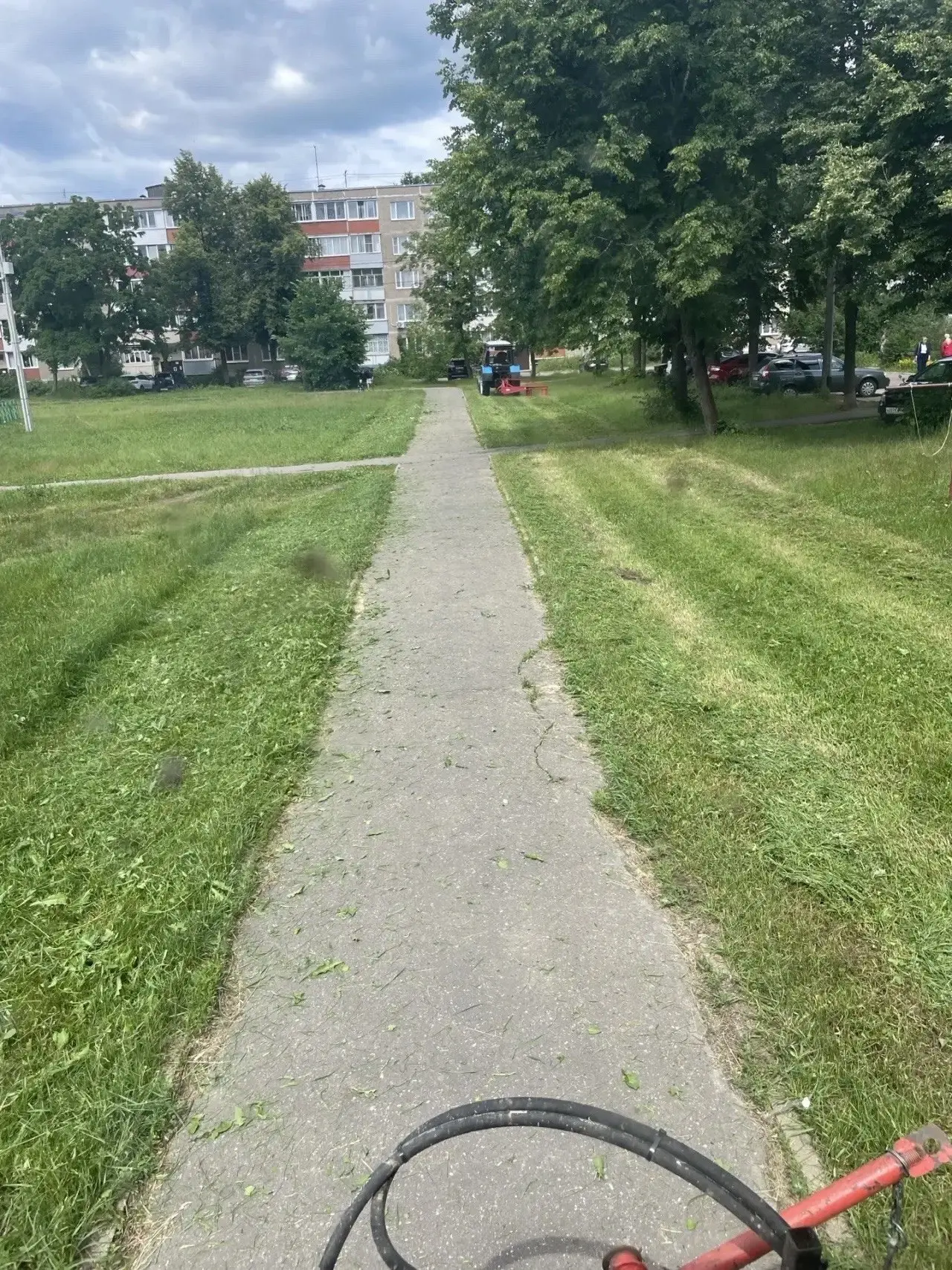 🌱Покос травы подрядной организацией ООО «Щёлгазсервис» во Фряново