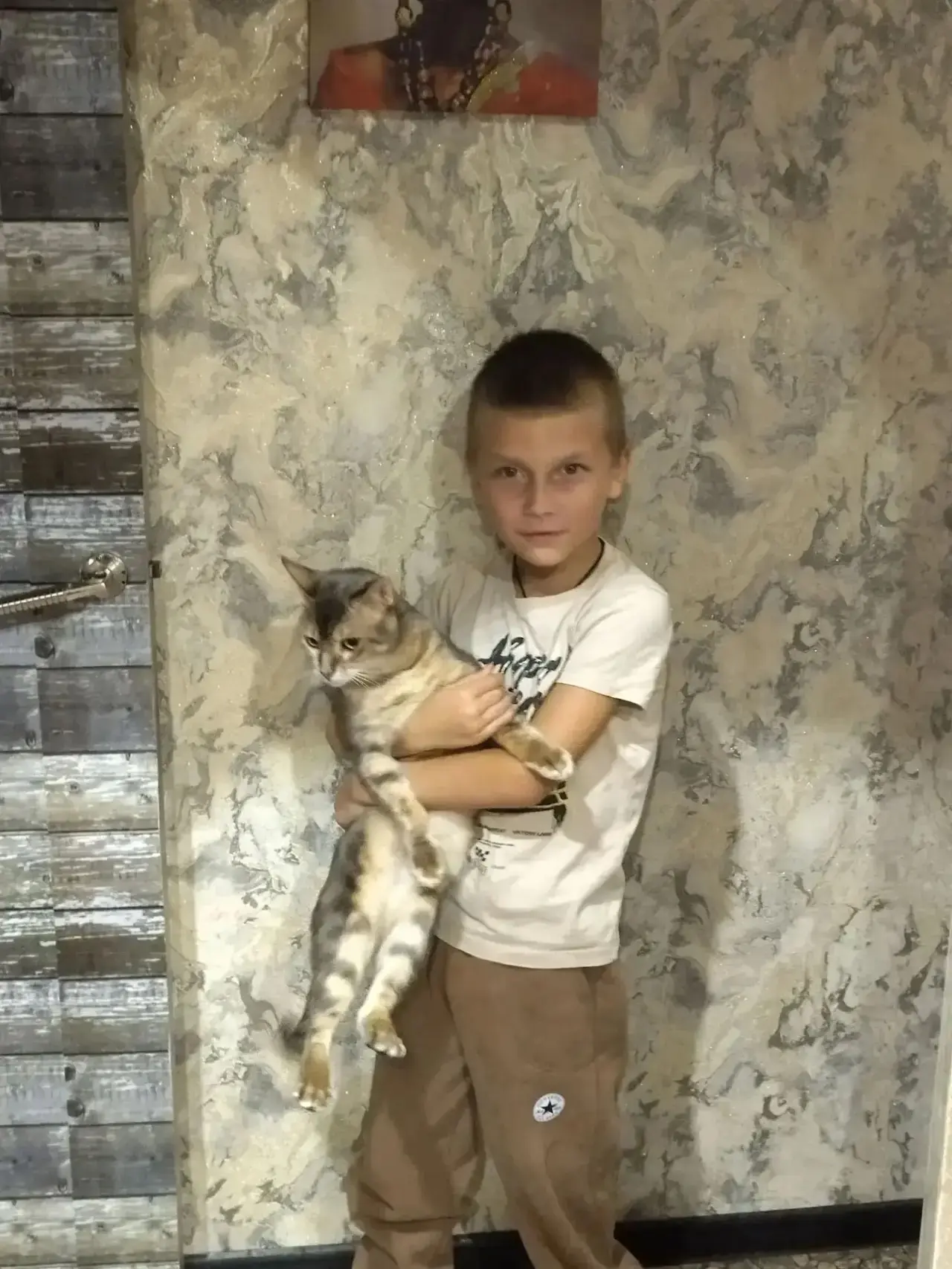 🧑🏼‍🎓Ученик 1 «Б» класса, Степан Шаповалов, со своим питомцем в акции «Тепло и забота...
