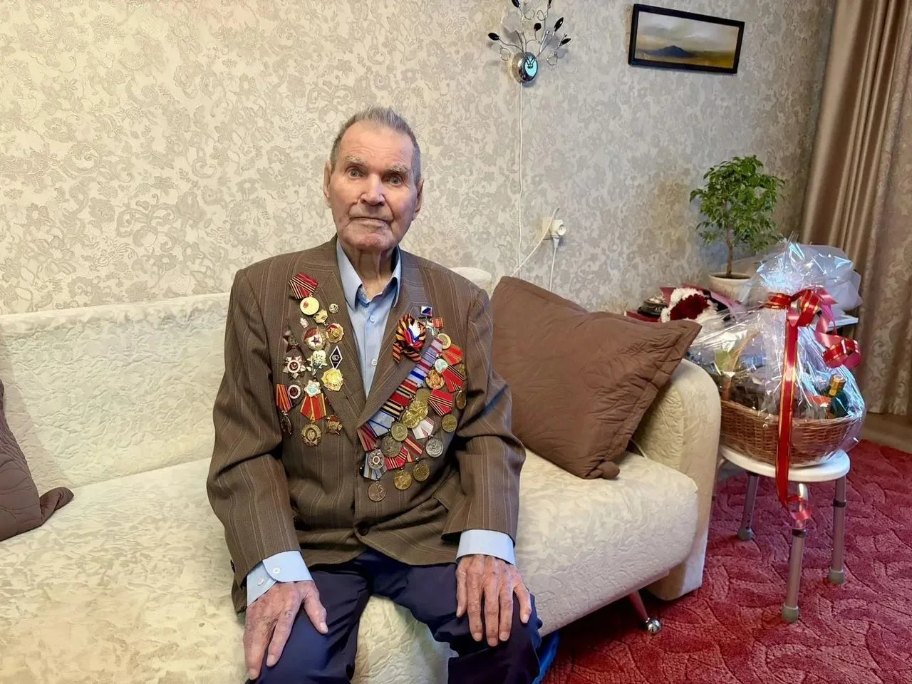 101 год исполнился ветерану Великой Отечественной войны Николаю Вдовину