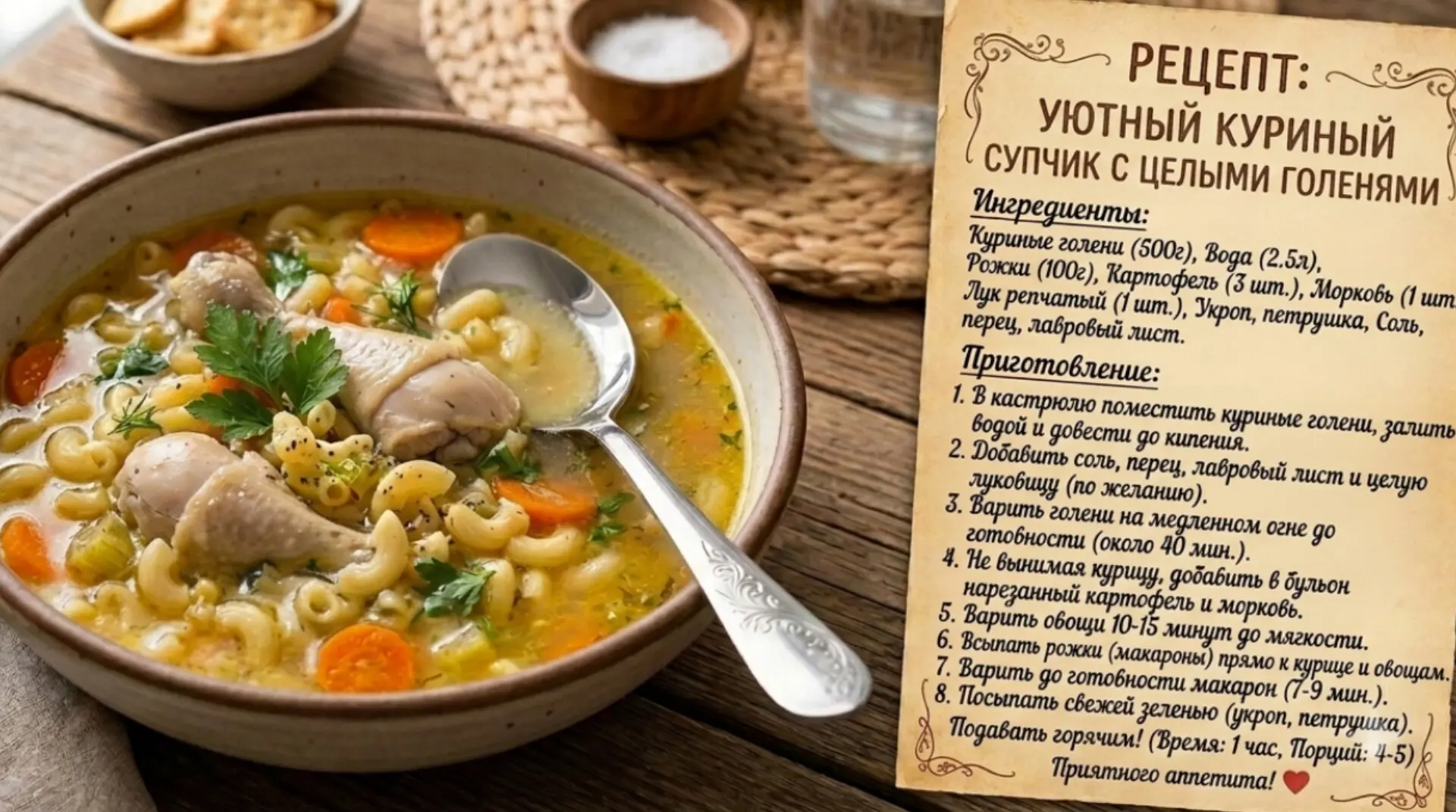 Сегодня у нас на ужин вот такая вкуснота ❤️