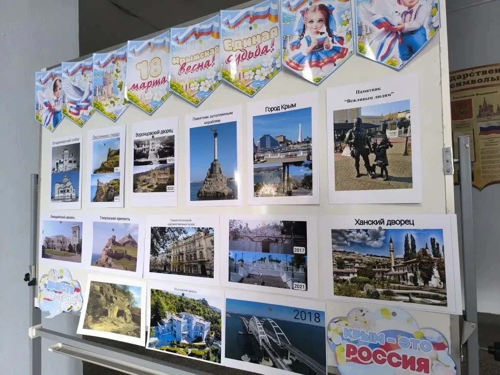 «Крым — это Россия!» Эти слова значат для нас очень много.  Активисты ШУС, Движения Первых и волонте