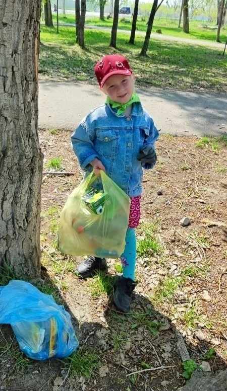 Экологическая  акция «За чистый город".  🌳"Город чистым сохраним — мы пример всем подадим!»  Ребята 