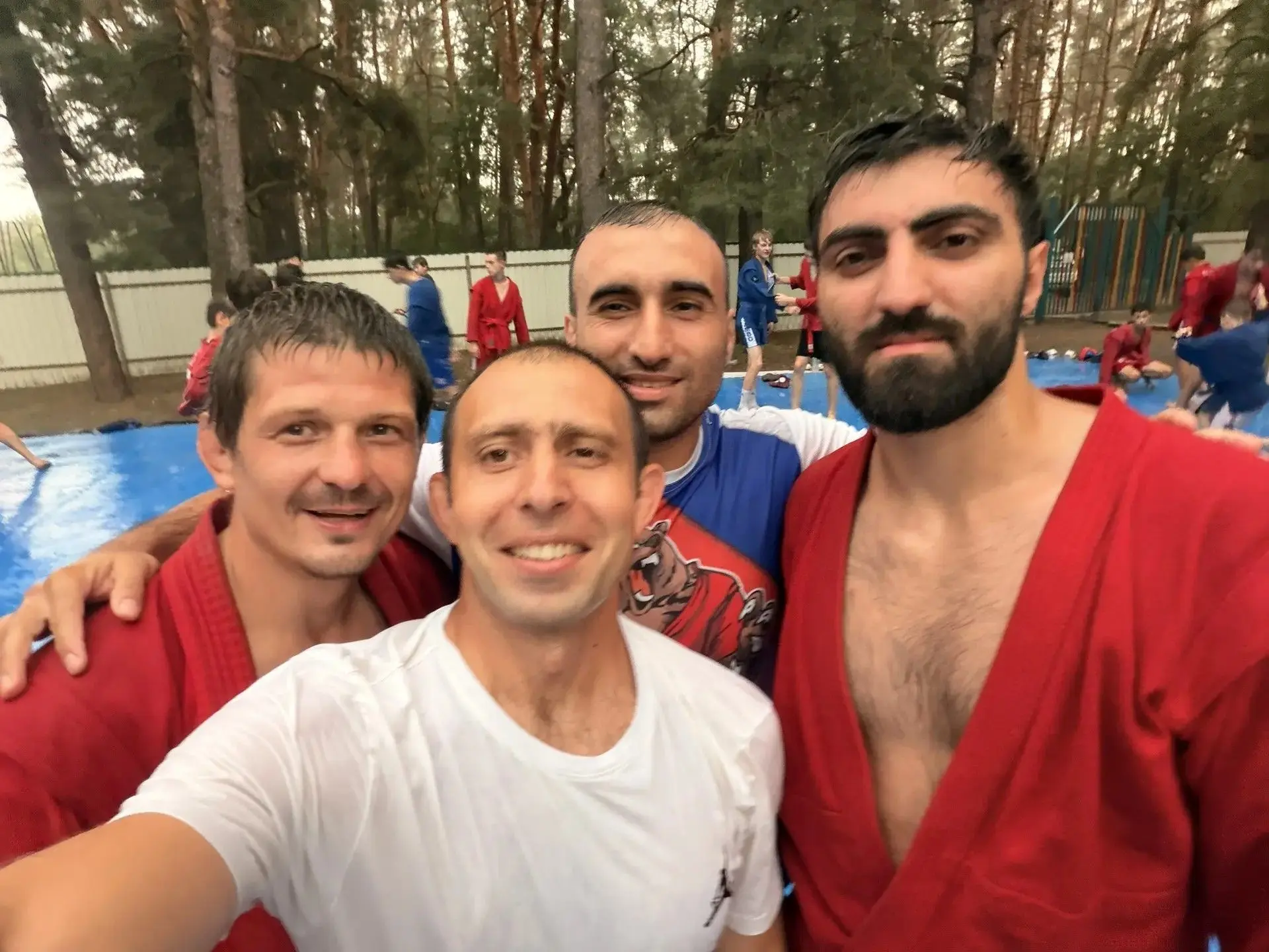 Наши самбисты на учебно-тренировочных сборах