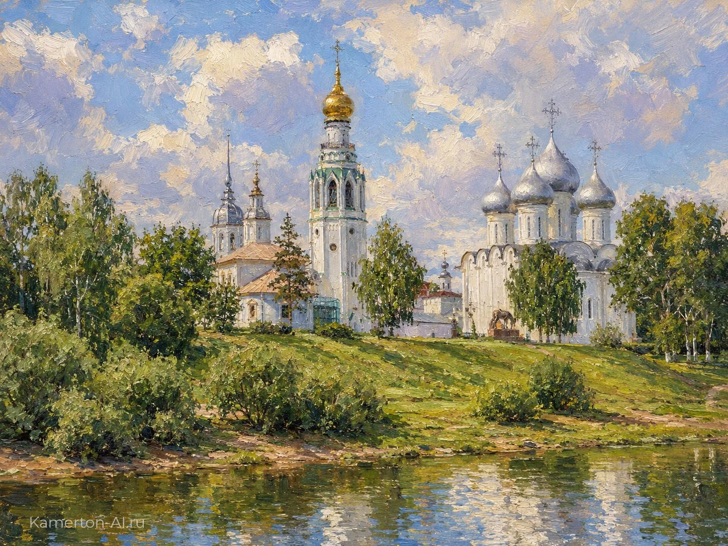Вера рисует. По местам духовной силы. Вологодский кремль.