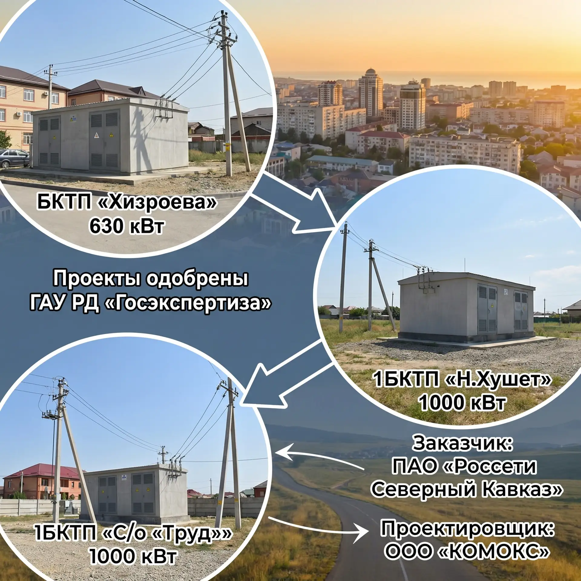 В Махачкале появятся три новые трансформаторные подстанции для надёжного электроснабжения жителей

✔
