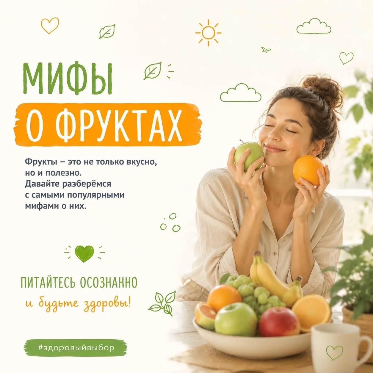 🍓Доброе утро!

Лето — пора ярких вкусов и сочных фруктов, с которыми связано немало устойчивых мифо