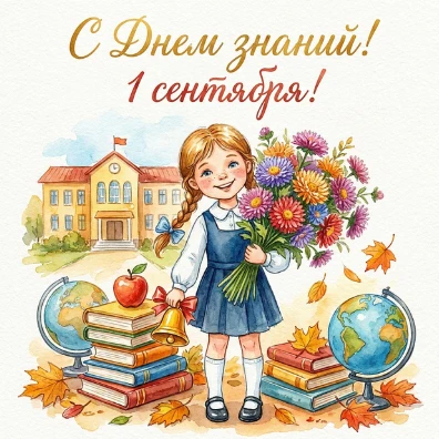 📚 С Днём знаний, друзья! С 1 сентября. Пусть год будет ярким, продуктивным и уютным. П...