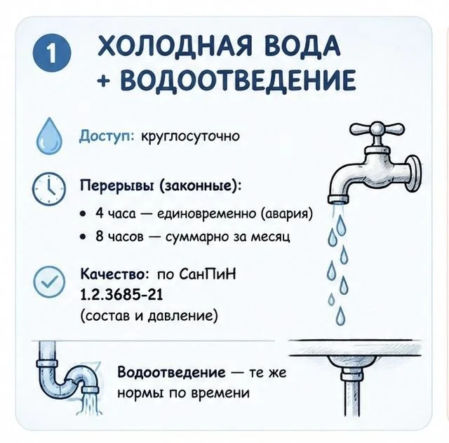 ‼Требования к качеству коммунальных услуг: что должны знать жители

Качество коммунальных услуг, кот