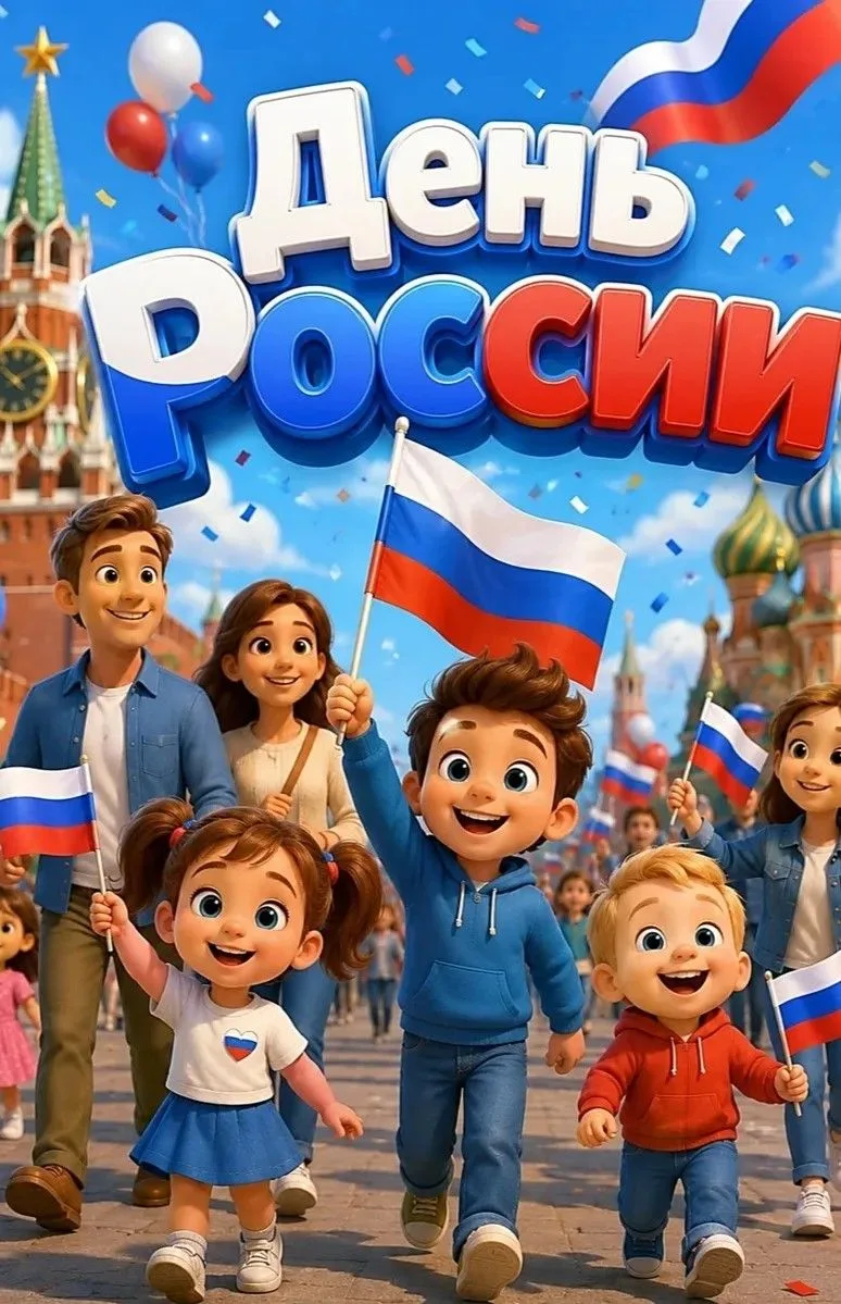 🇷🇺Поздравляем с праздником - Днем России!!!🎉
Примите искренние поздравления с Днём России! 
Этот 