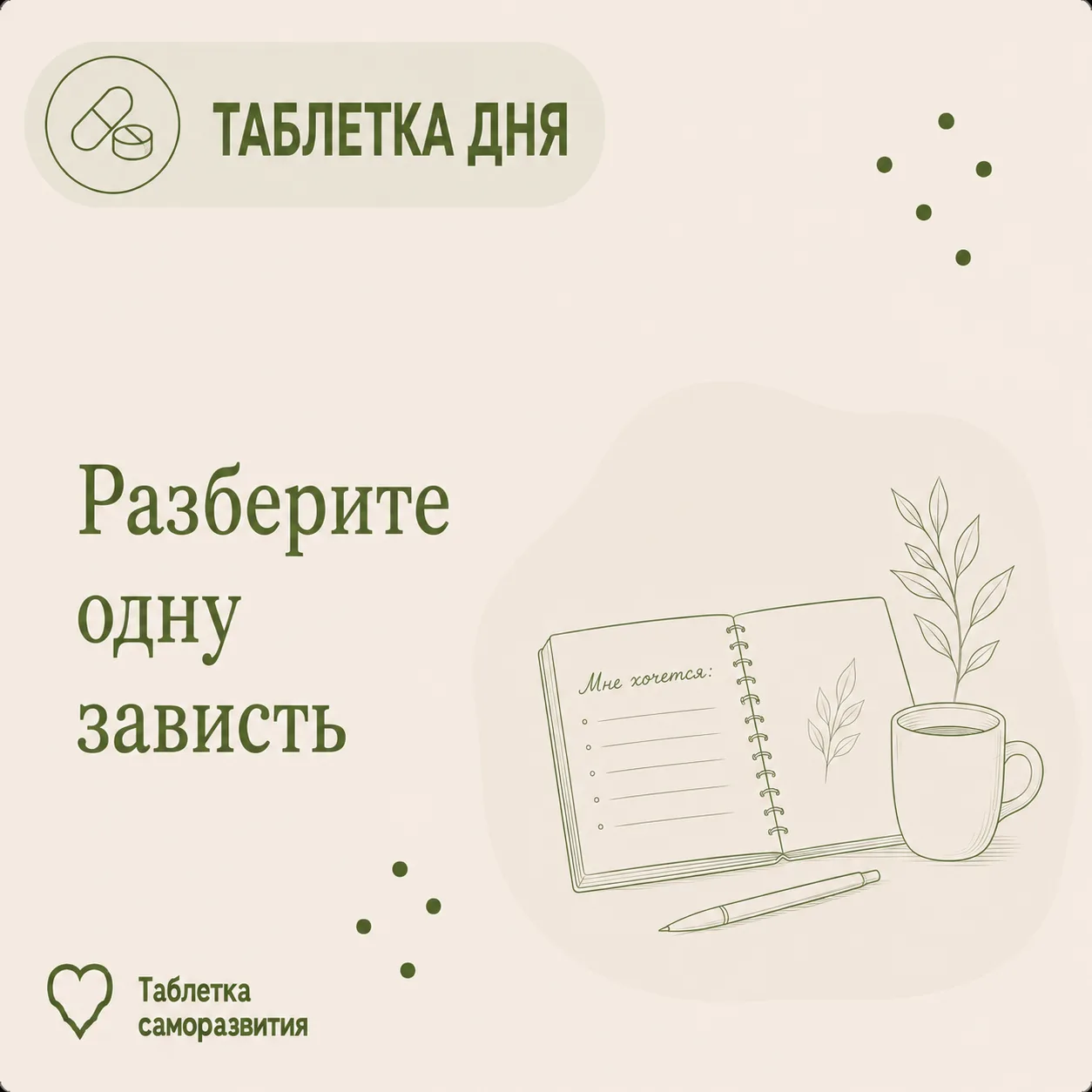 Разберите одну зависть