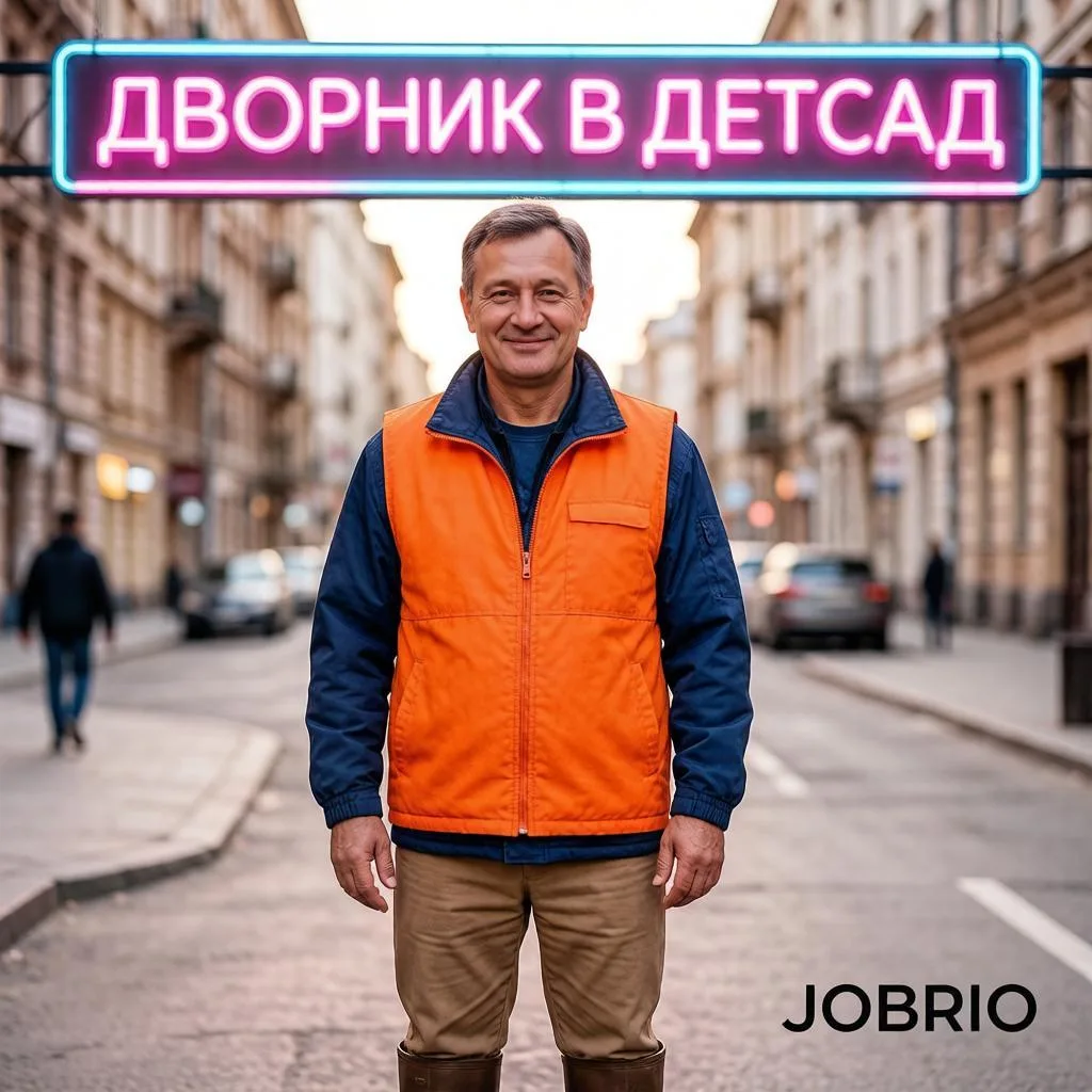 Уборщик территории в детский сад