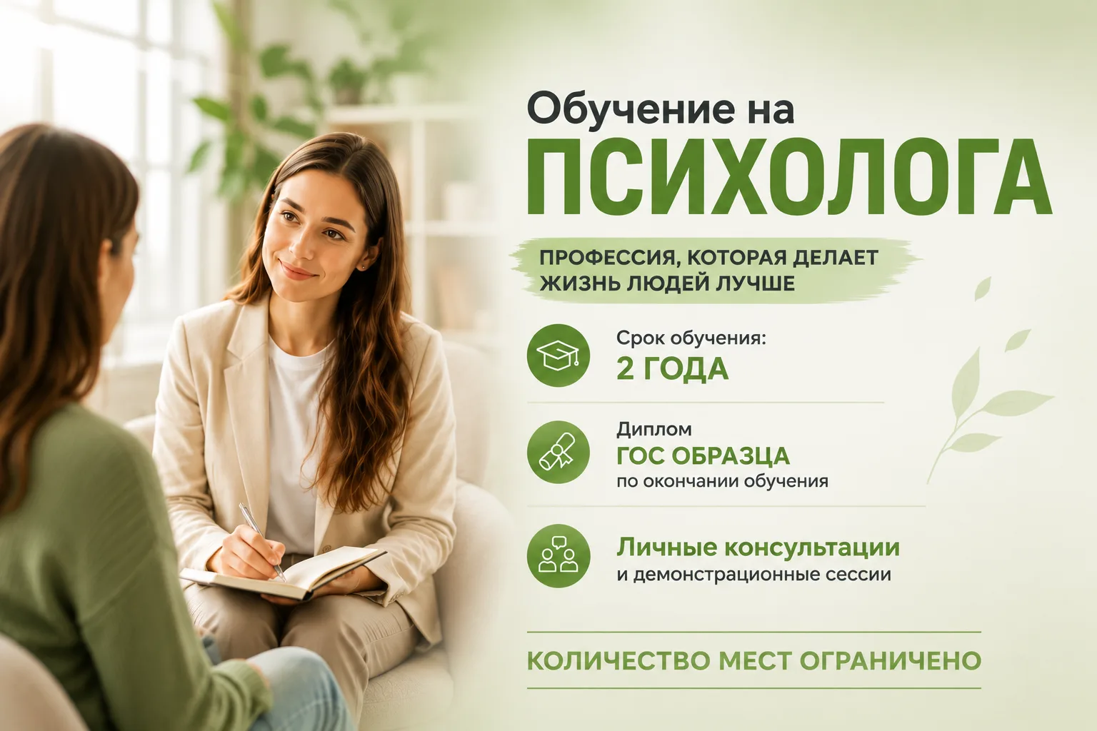 Хотите стать психологом — не «в теории», а по-настоящему?