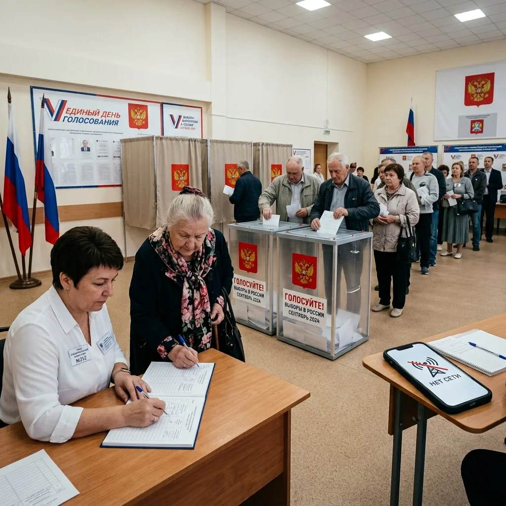 Во время выборов 18-21 сентября в России возможно отключение интернета и мобильной связи