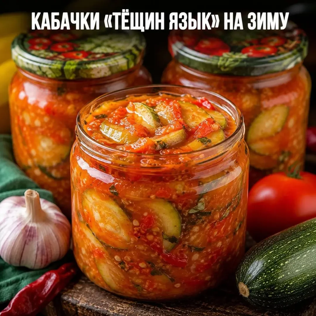 КАБАЧКИ «ТЁЩИН ЯЗЫК» НА ЗИМУ
