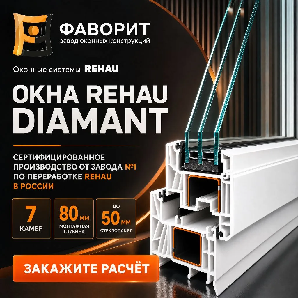 ✨ В продаже — премиальный профиль РЕХАУ DIAMANT от компании Фаворит