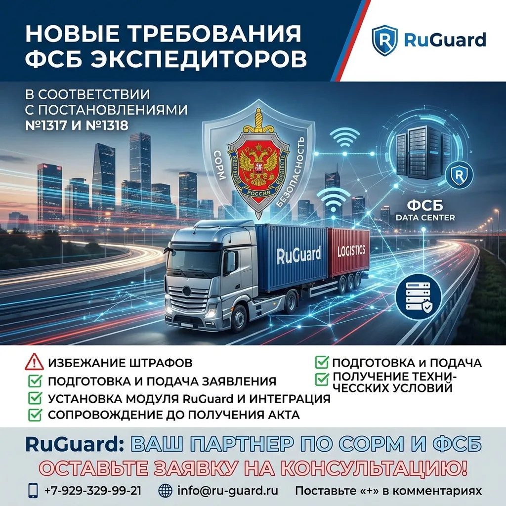 Новые требования ФСБ для экспедиторов: что сейчас делает RuGuard