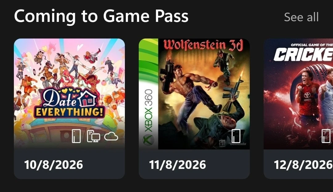 Wolfenstein 3D появится в XBOX Game Pass 11 августа