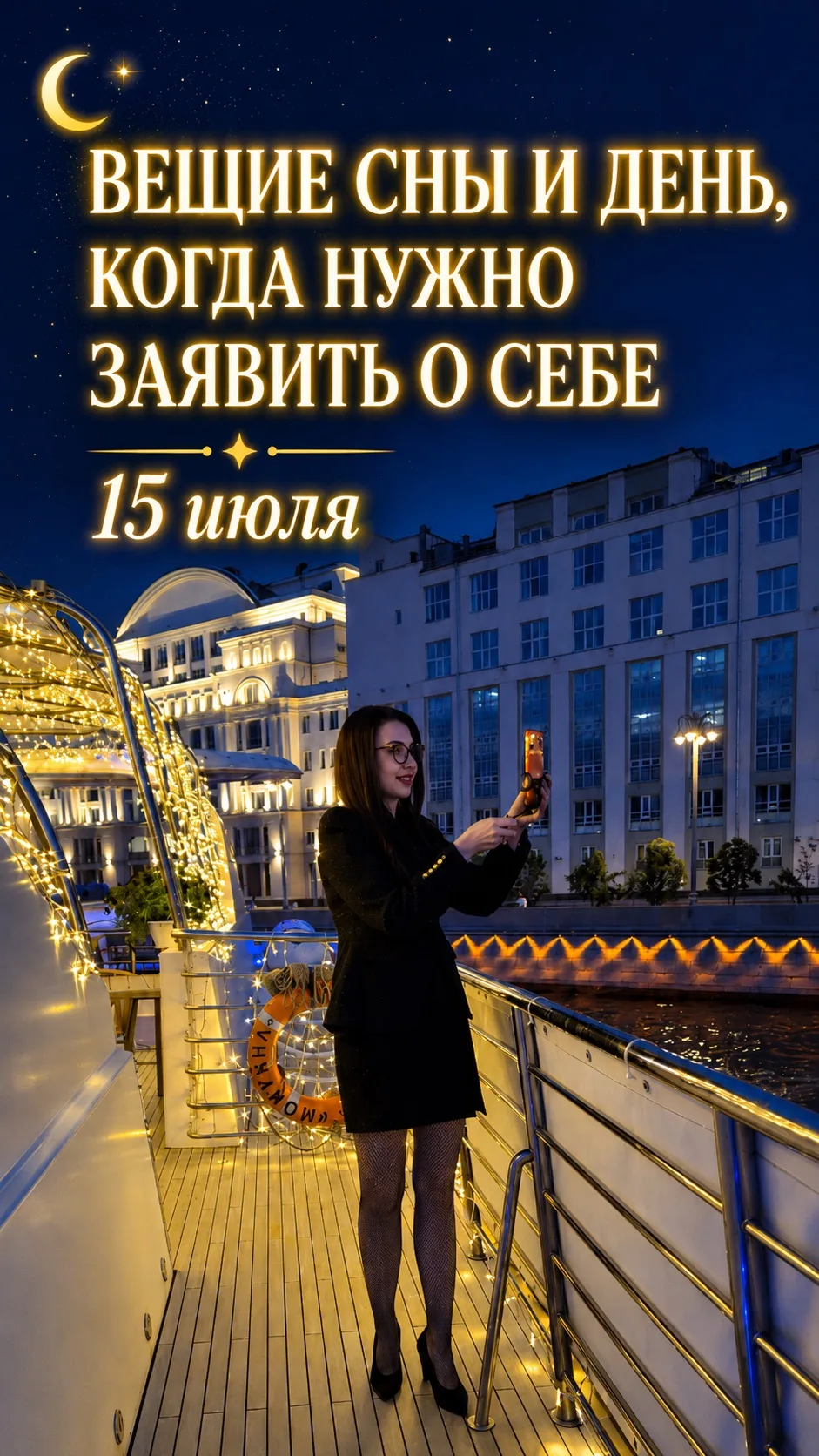 🌙 ВЕЩИЕ СНЫ И ДЕНЬ, КОГДА НУЖНО ЗАЯВИТЬ О СЕБЕ