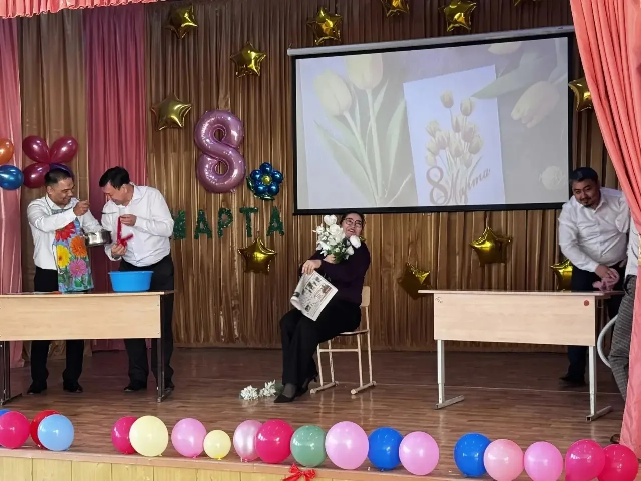 🎉 Сегодня, 6 марта, в нашей школе прошел замечательный праздничный концерт, посвященный Международно