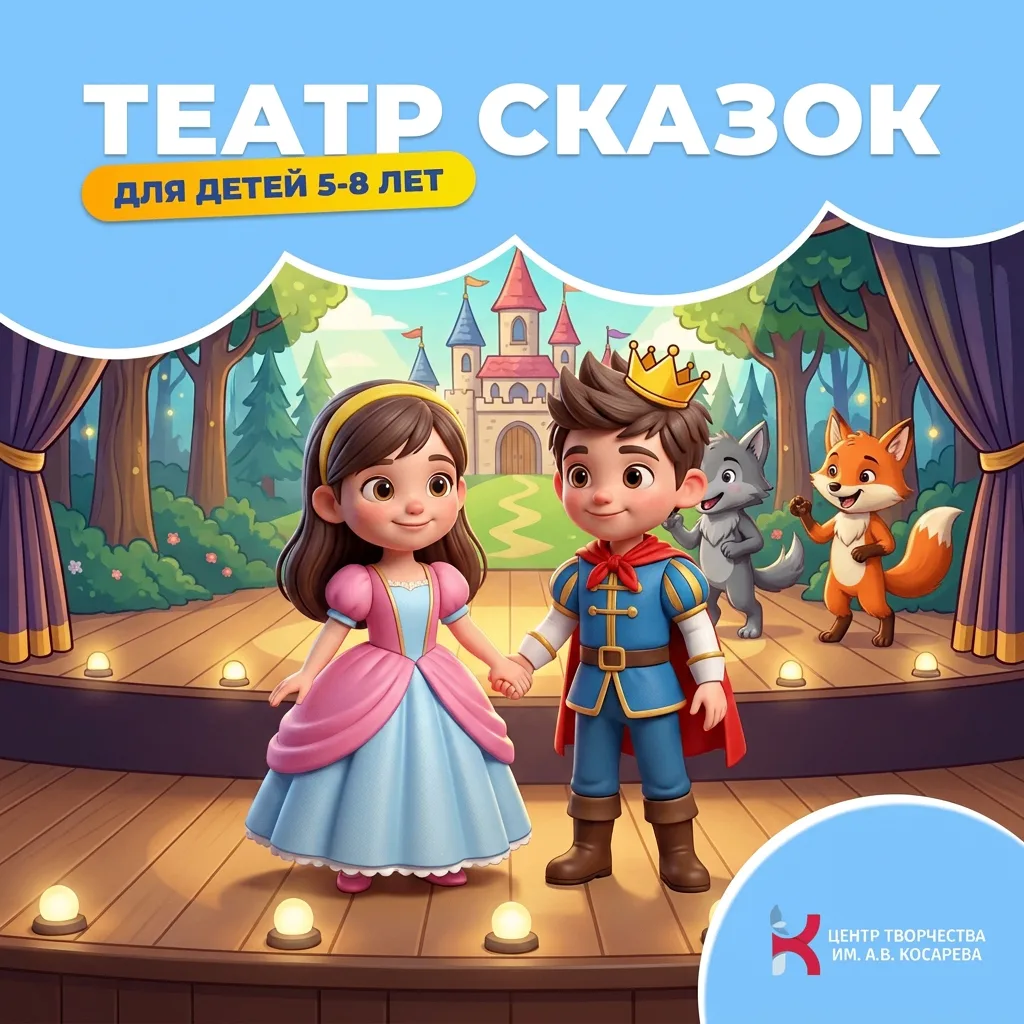 🎭 ТЕАТР СКАЗОК ЖДЁТ РЕБЯТ