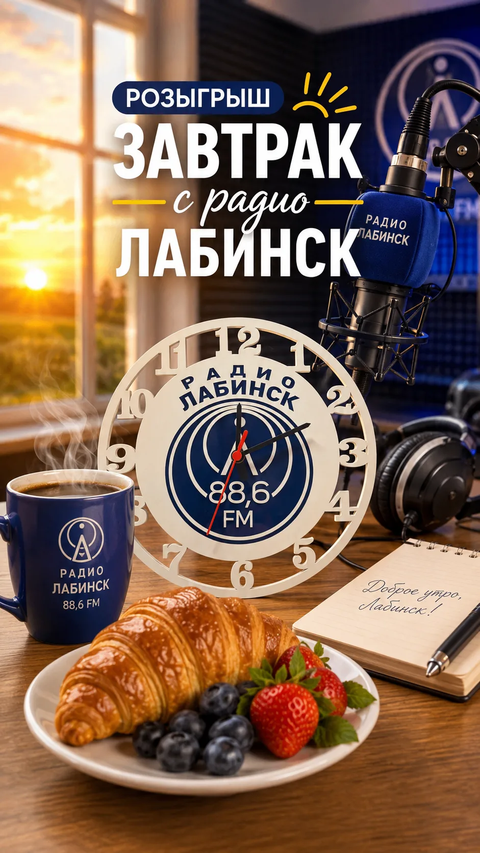 🍳 Конкурс «Завтрак с Радио Лабинск» продолжается! 🎉