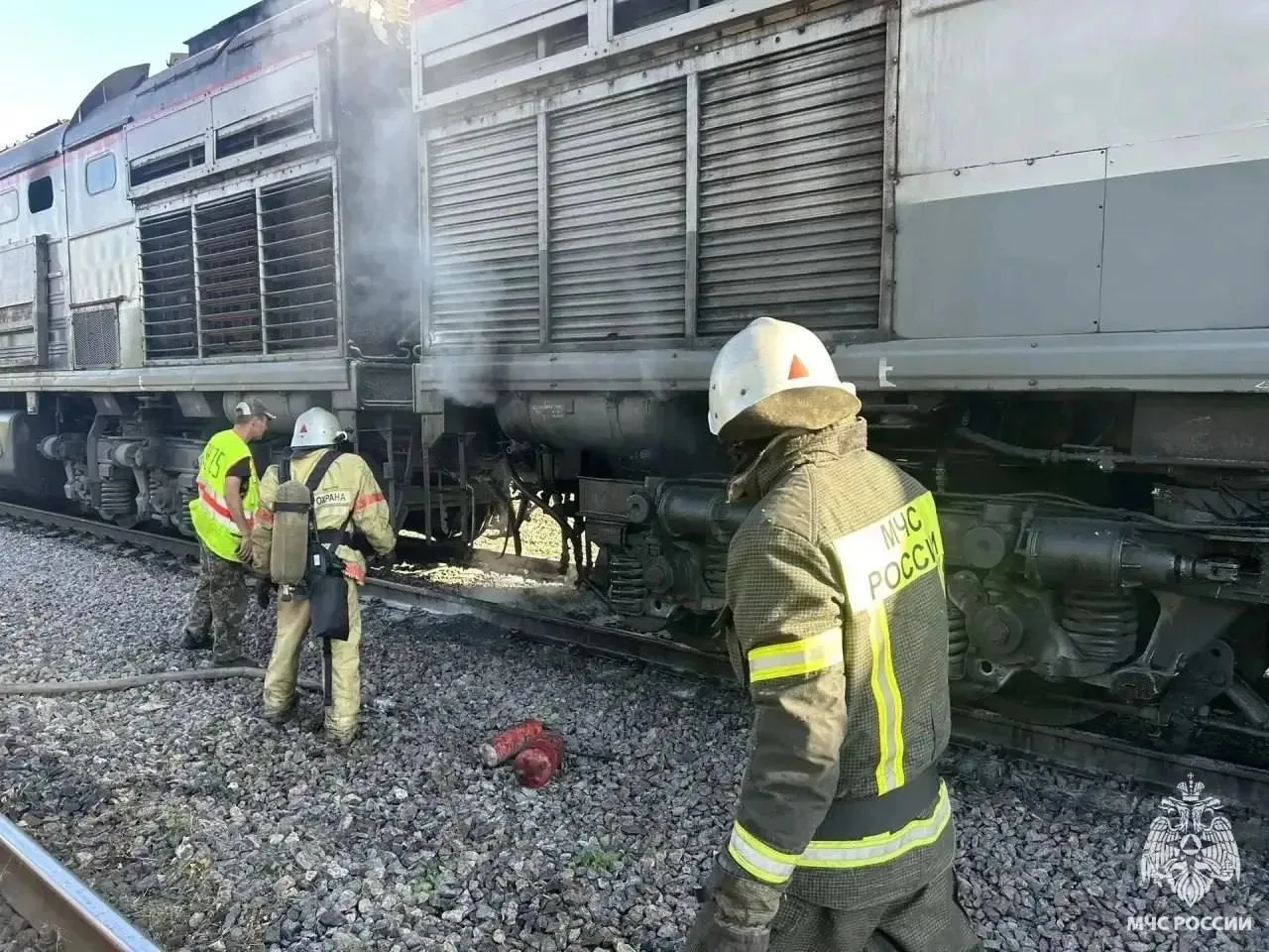 🚉 В Залегощенском районе тушили тепловоз