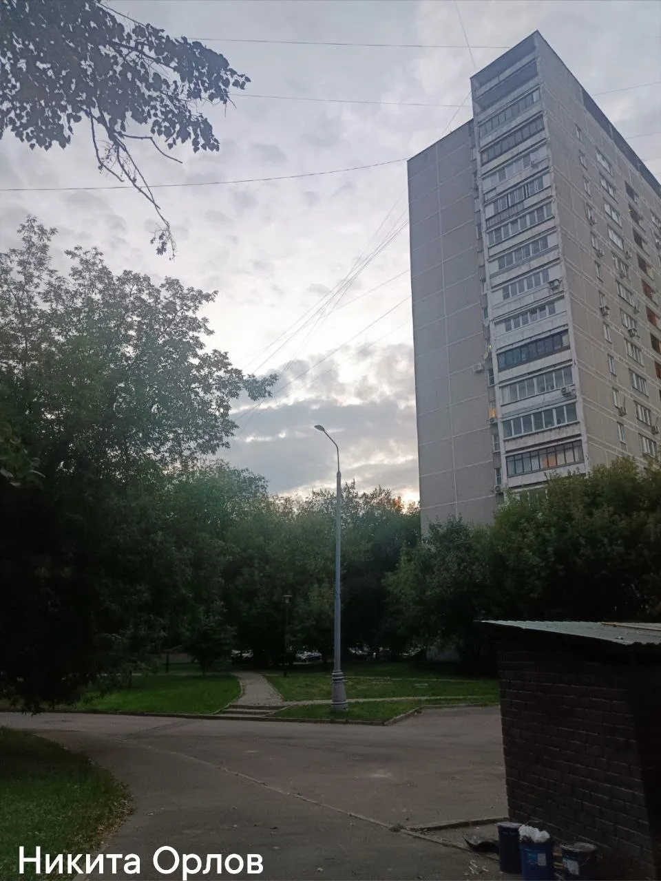 Кадрами августовского предзакатного неба поделился Никита Орлов