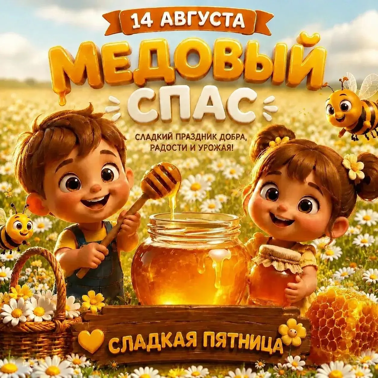 Поздравляем всех с пятницей и началом Медового Спаса! Пусть этот день принесет в ваши д...