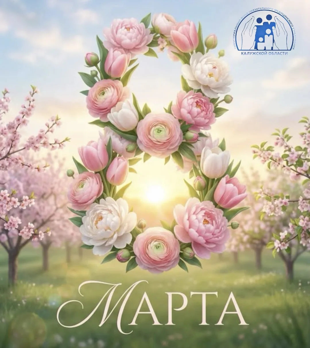 🌷Коллектив ТФОМС Калужской области сердечно поздравляет всех женщин с Международным же...
