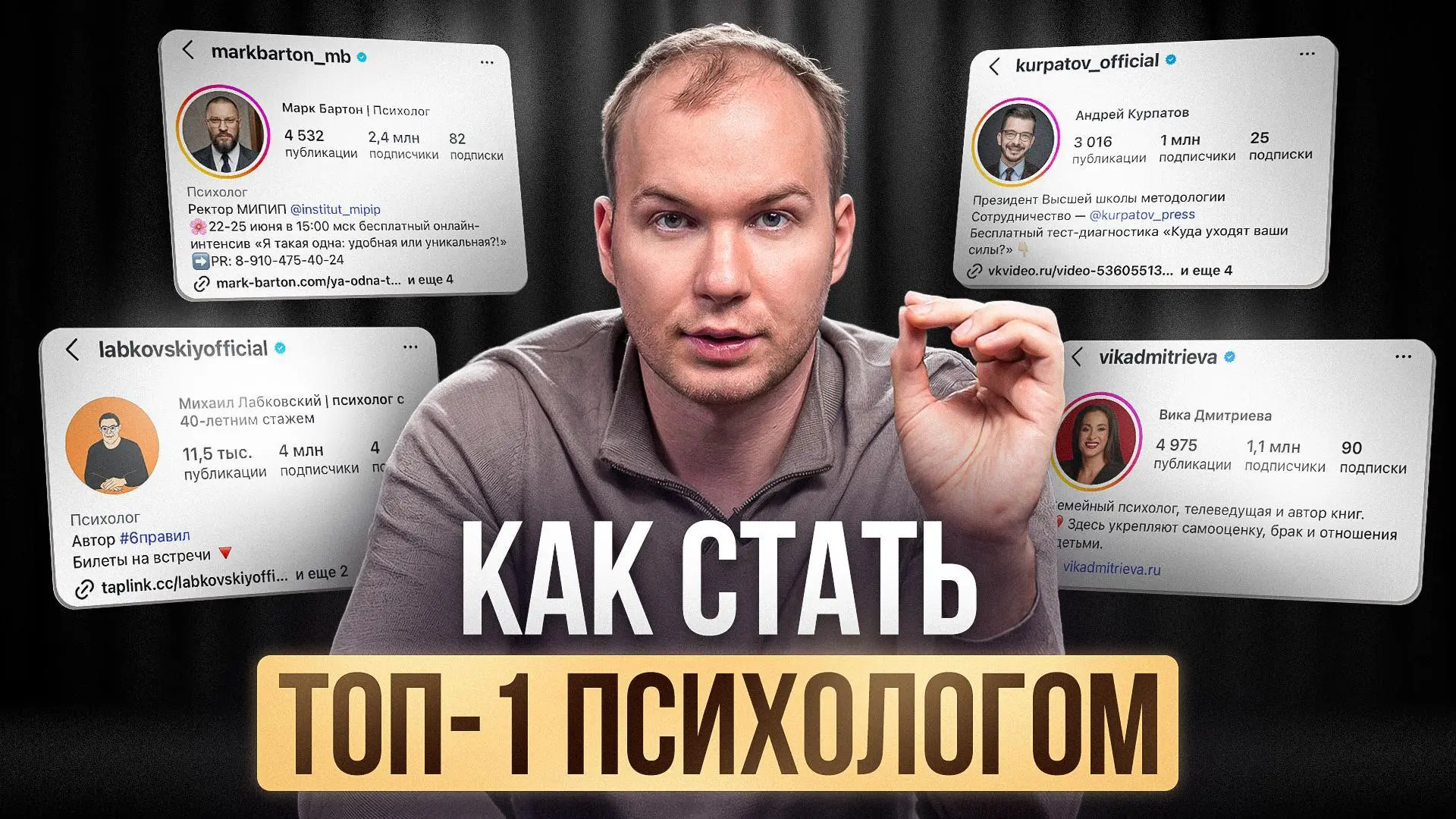 Как стать ТОП-1 ПСИХОЛОГОМ с нуля — подробный разбор