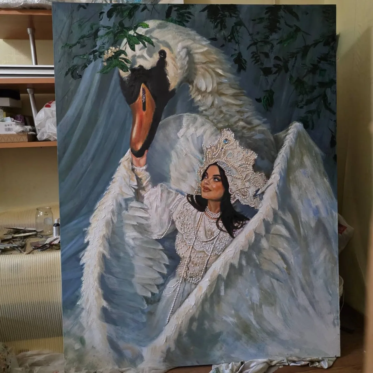 Тарзан нарисовал новый портрет Наташи Королевой. Лайк?