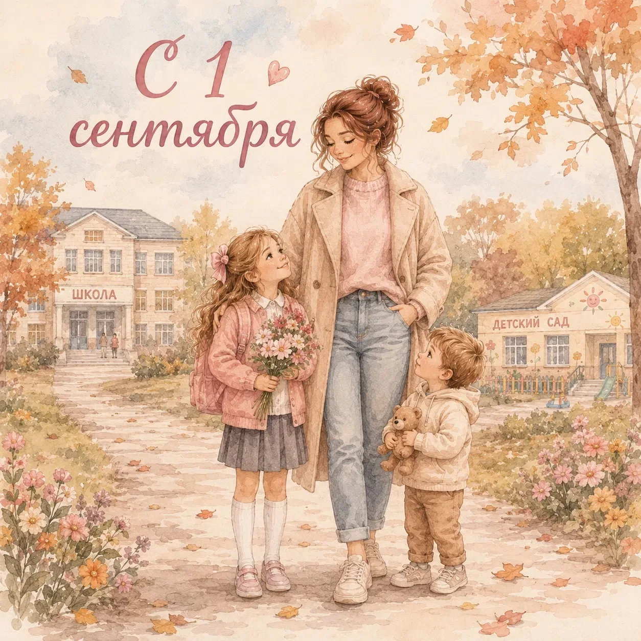 С 1 сентября, дорогие мамы!🍁