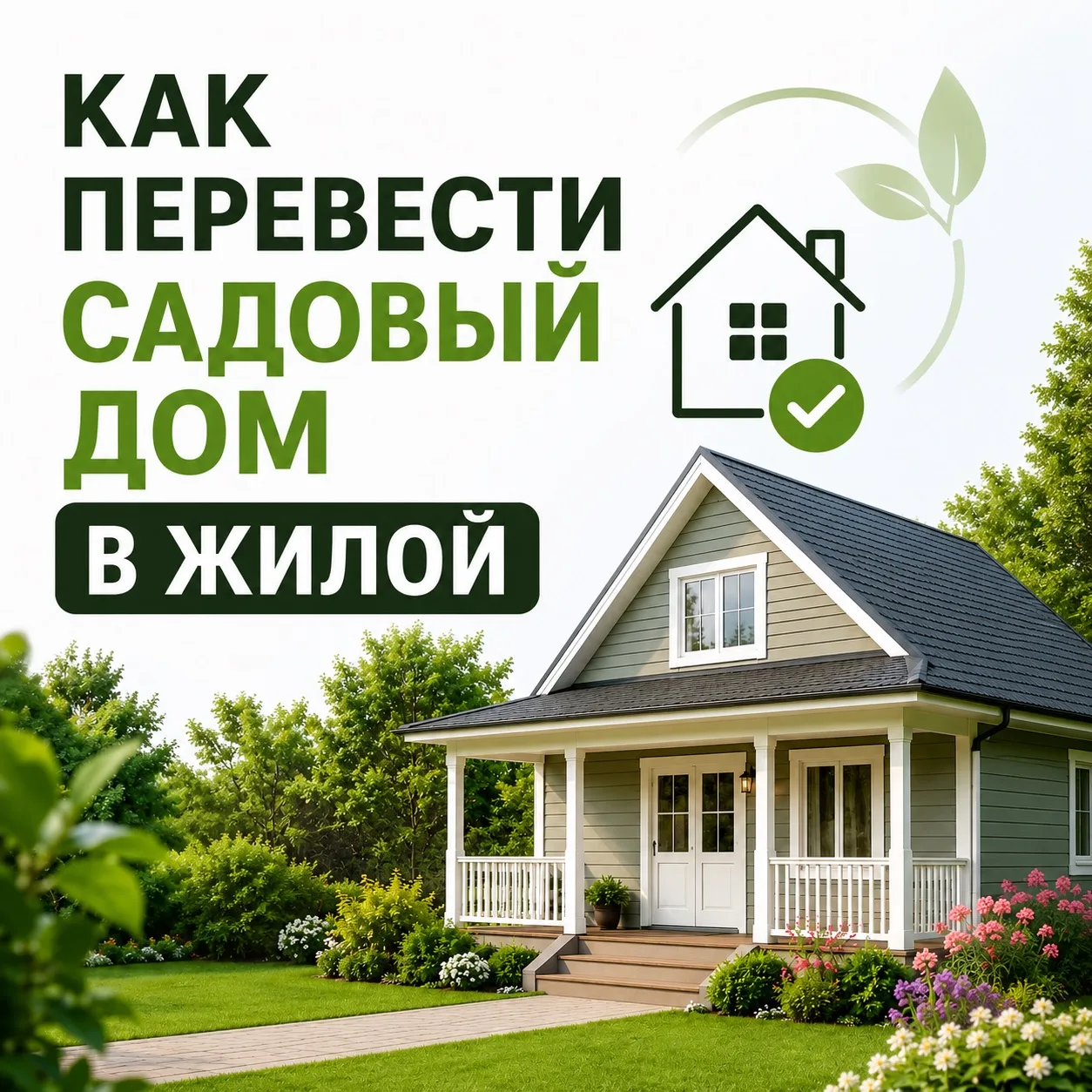 🏡 САДОВЫЙ ДОМ В ЖИЛОЙ