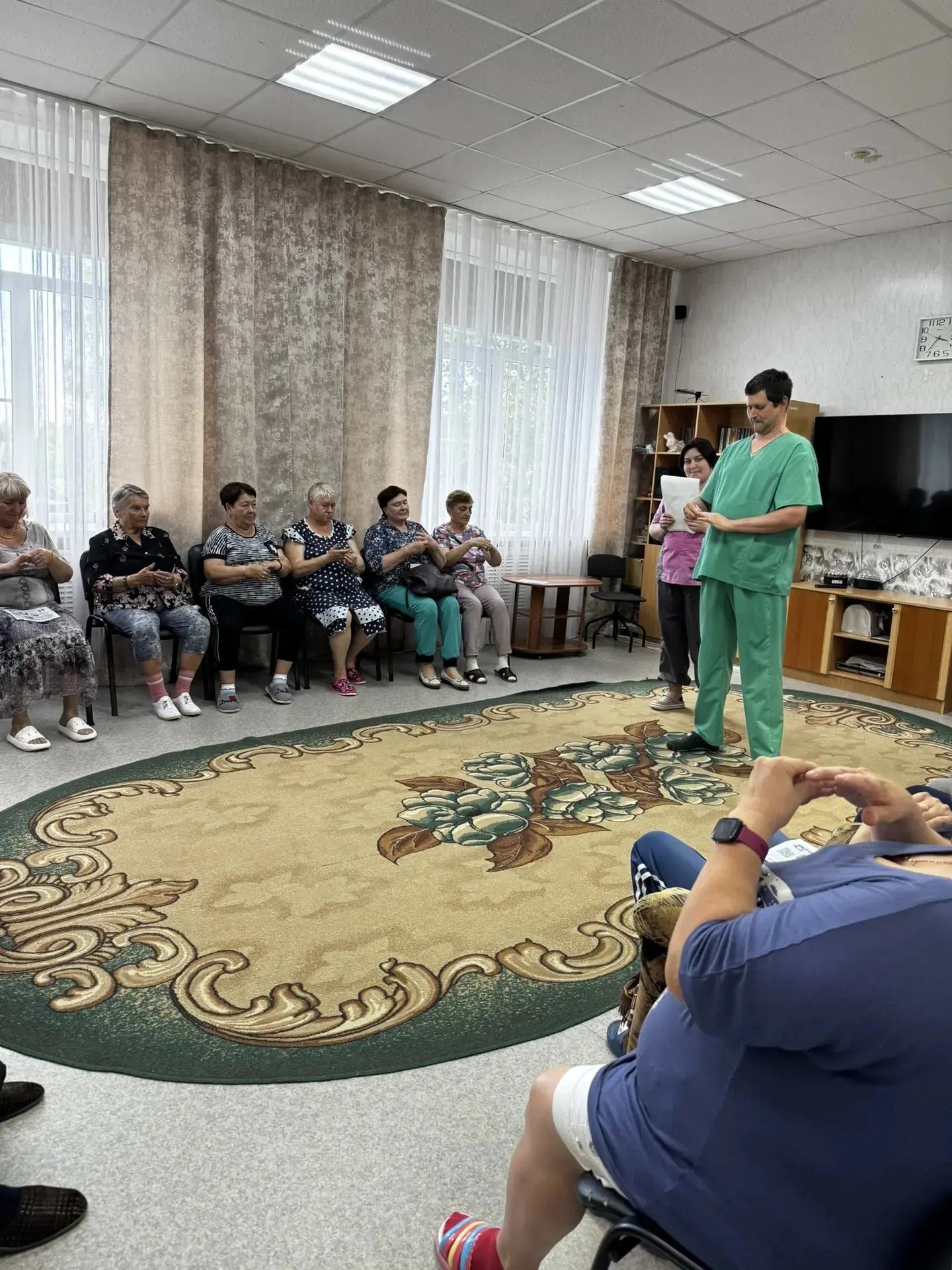 Для отдыхающих реабилитационного центра проведены мастер-классы и беседы по программе "Формула актив