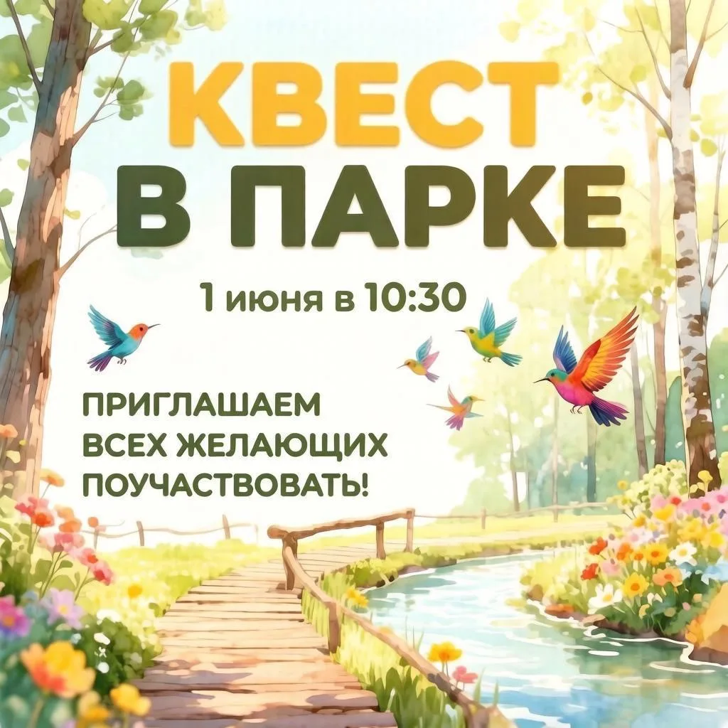 🗓️ 1 июня в 10:30