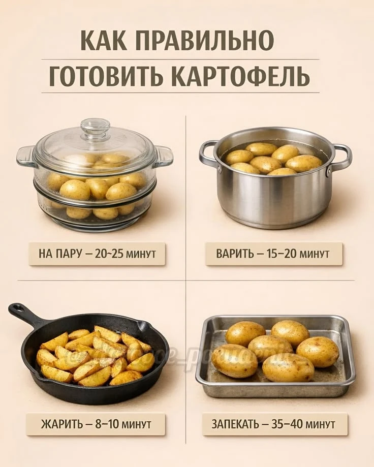 Как готовить картошку 🥔