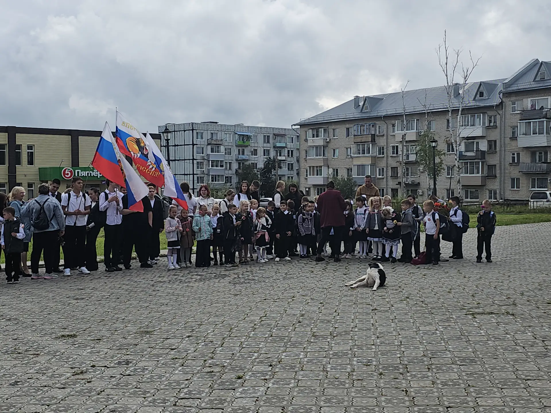 3 сентября в рабочем поселке Переяславка возле мемориала Воинам-авиаторам состоялся мит...