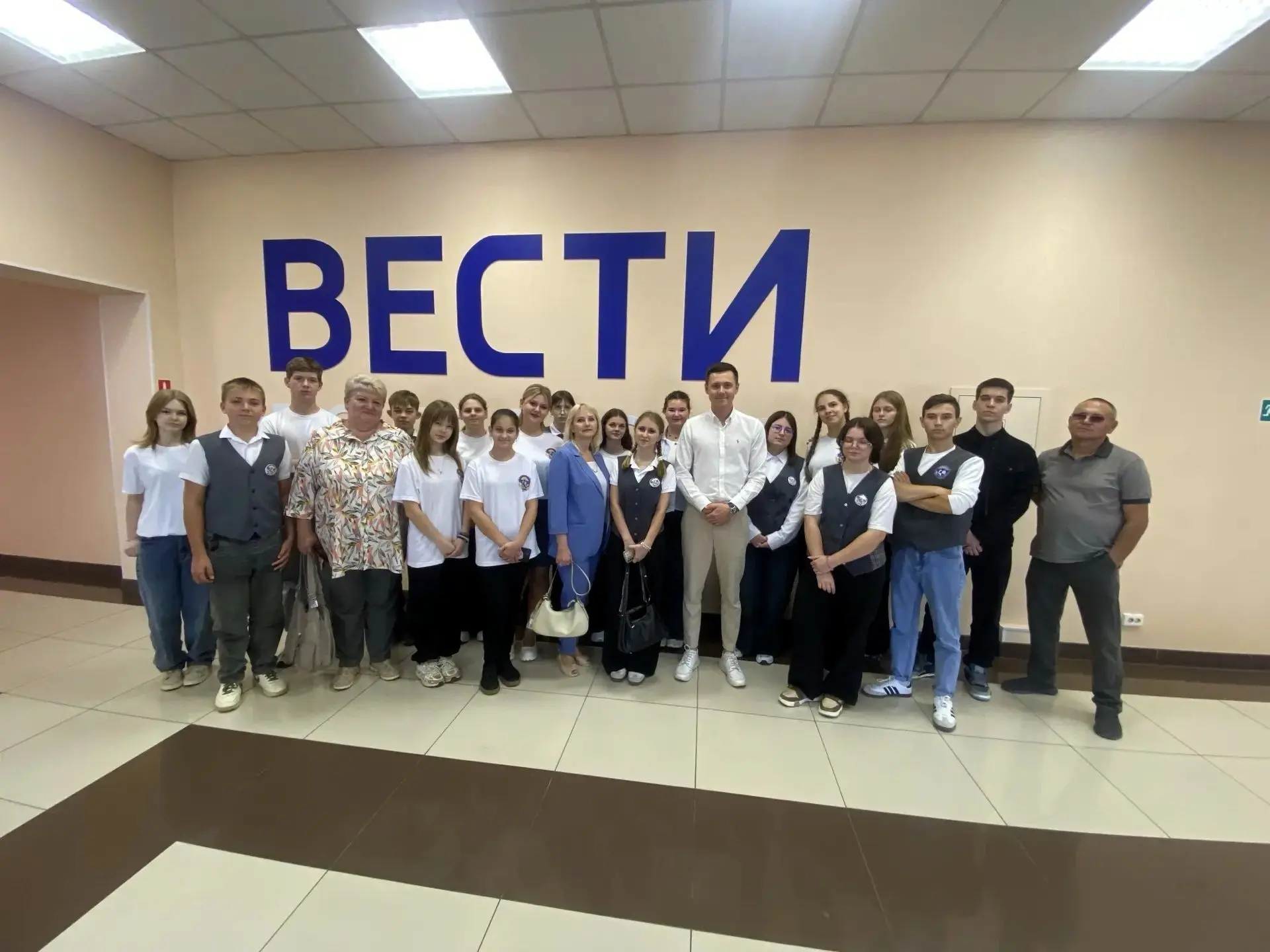 Купцовские школьники побывали на ГТРК «Волгоград-ТРВ»