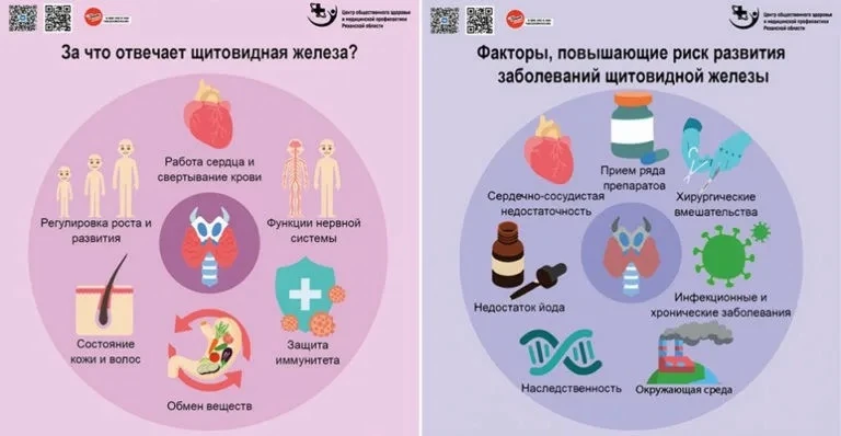 🩺Основные меры профилактики заболеваний щитовидной железы: