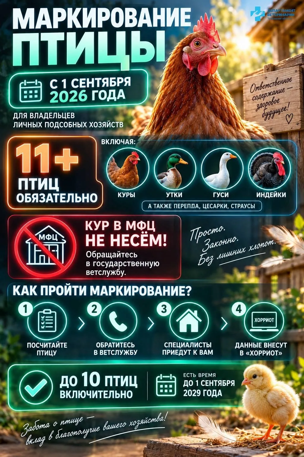 ж) цель содержания (в том числе для разведения, для получения продукции);