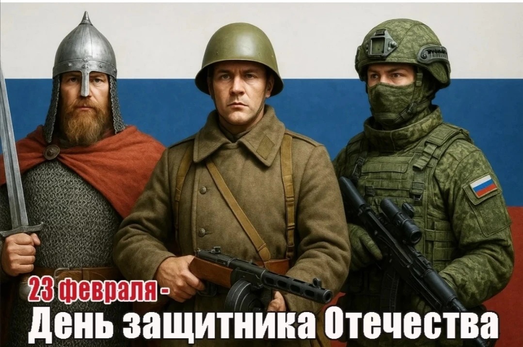 Дорогие друзья! Уважаемые защитники Родины!