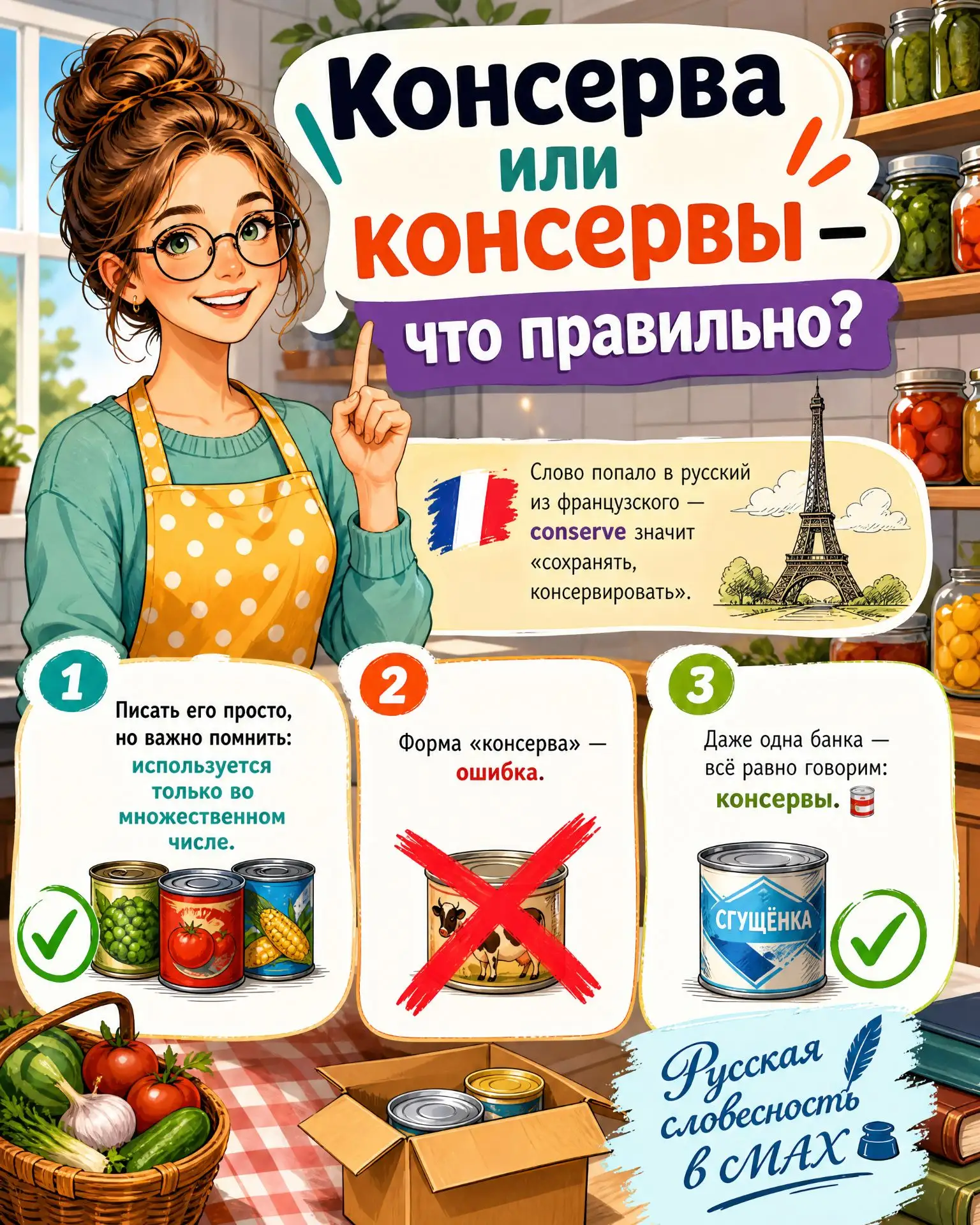 🥫 Консерва или консервы?