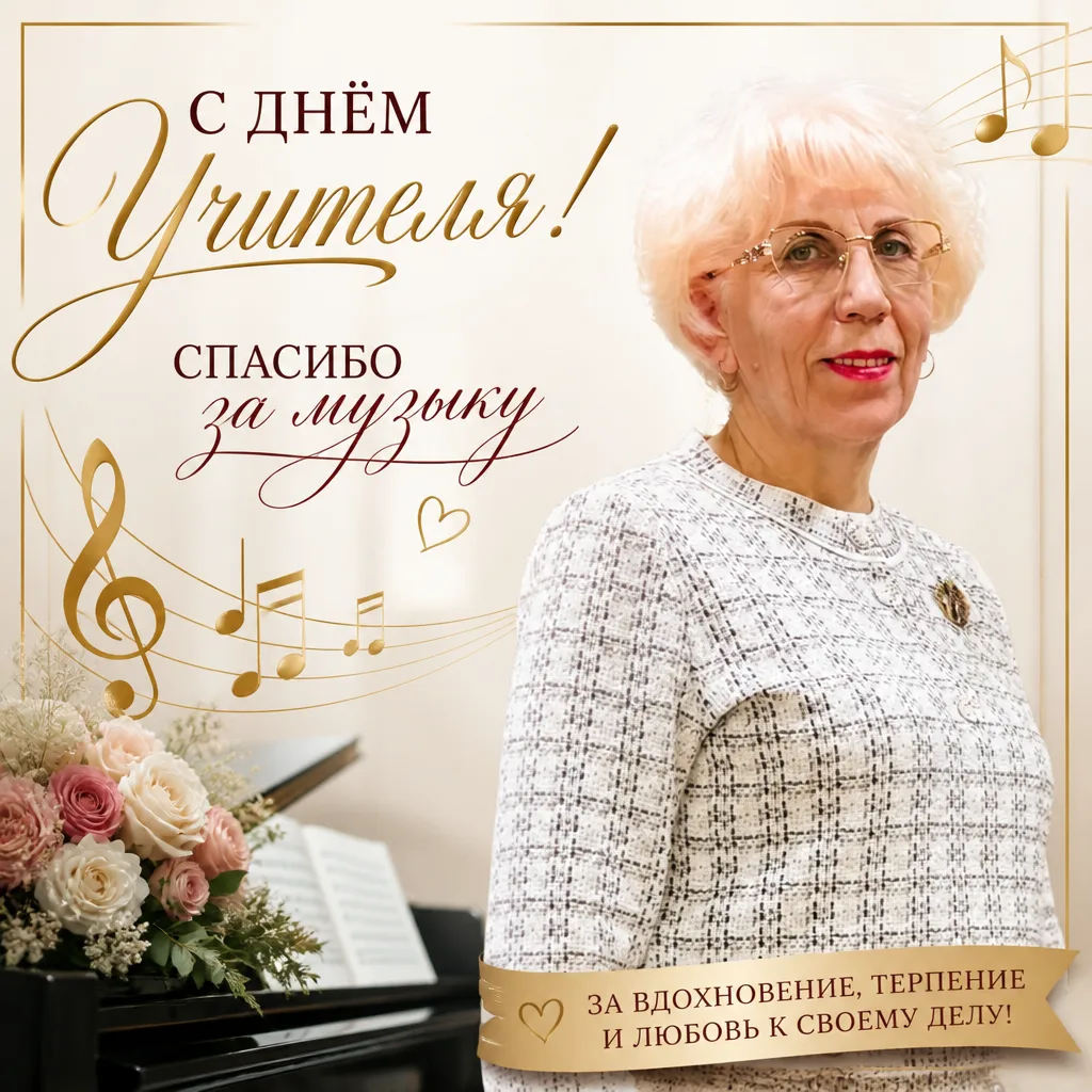 С Днём учителя! Поздравляем мастера своего дела 🪗!