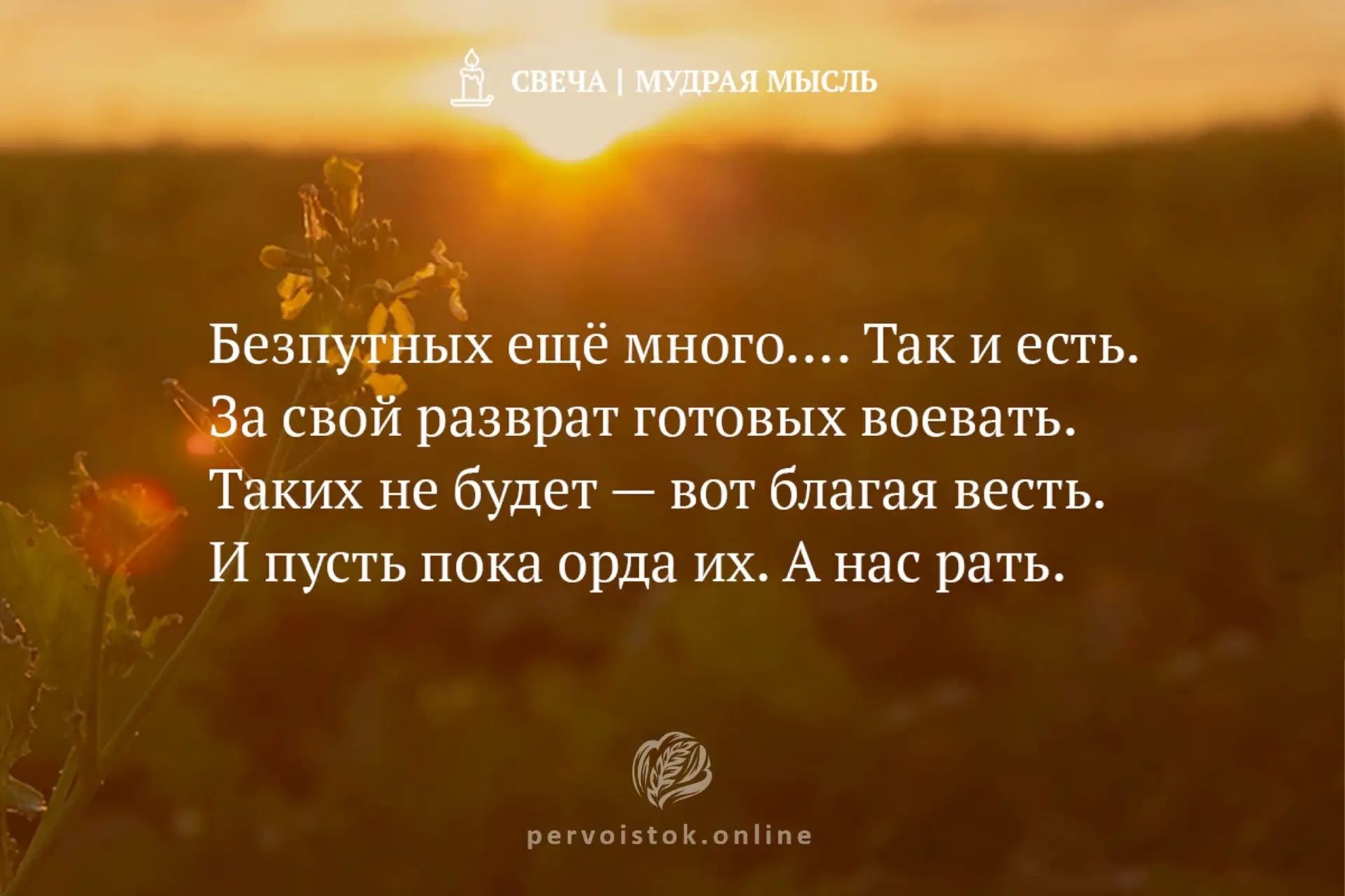 #СвечаДня → мудрость, воспринятая с вечера. #НаПодумать…