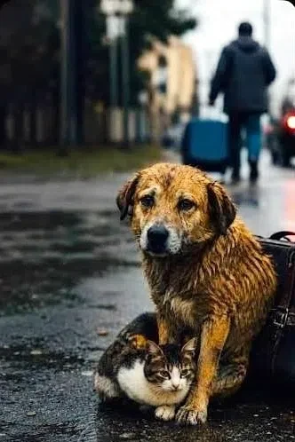 Не обижайте кошек во дворах,