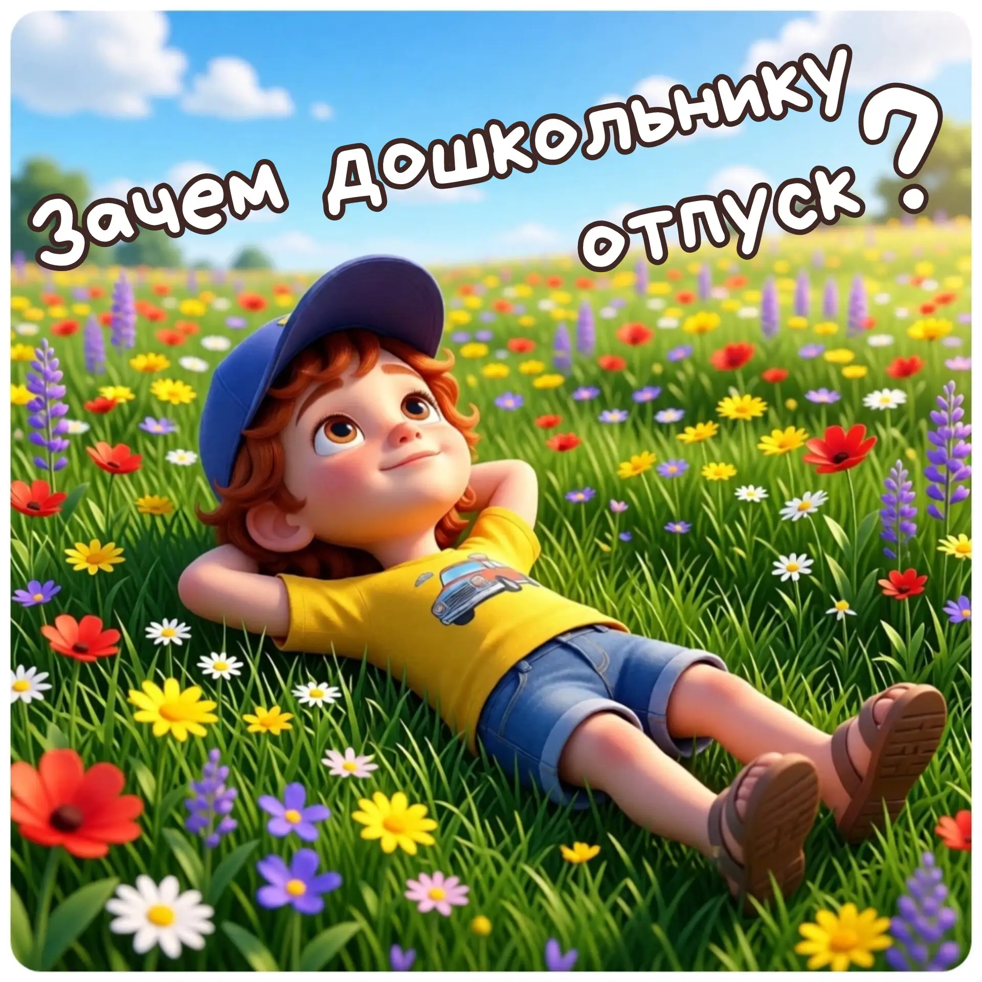 Зачем дошкольнику отпуск?