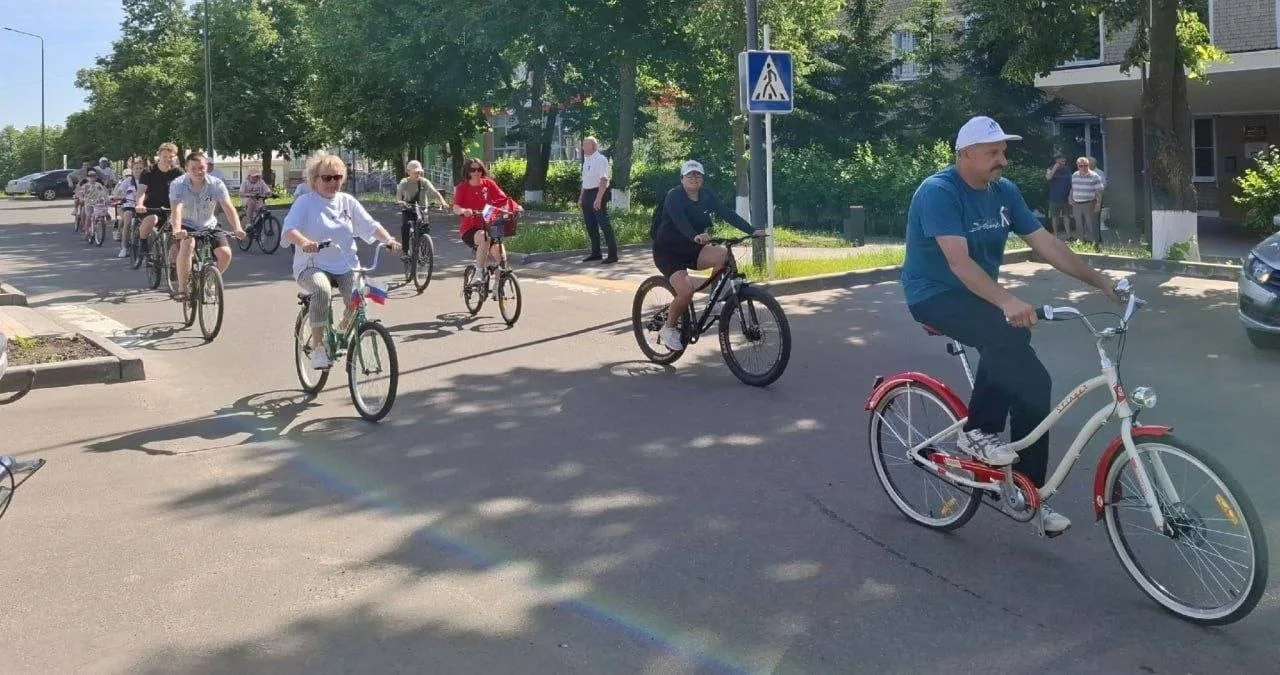 ⚡Велопробег устроили в Краснослободском районе

Приурочено мероприятие было ко вчерашнему Дню России