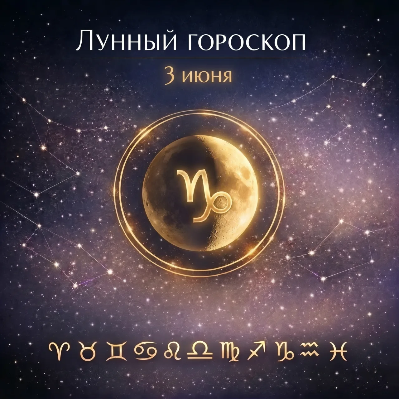 🌙 Лунный гороскоп на 3 июня